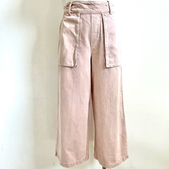 Free People Denim - Free People Light Pink Dye-Distressed Color Size Small 100% Cotton.